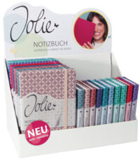 sigel Carnet de notes Jolie Flair, simili cuir, présentoir