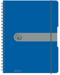 herlitz Cahier à spirales easy orga to go, A4, transparent