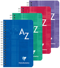 Clairefontaine Répertoire spirale, 75 x 120 mm,quadrillé 5x5