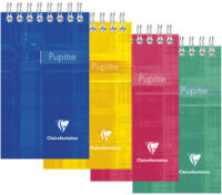 Clairefontaine Bloc spiralé, 75 x 127 mm, quadrillé 5/5