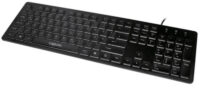 LogiLink Clavier avec rétroéclairage, avec fil, noir