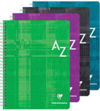 Clairefontaine Répertoire spirale,170 x 220 mm,quadrillé 5x5