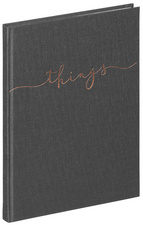PAGNA Carnet de notes "things", A5, uni, gris