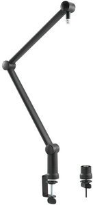 LogiLink Bras de microphone professionnel, noir