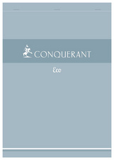 CONQUERANT SEPT Bloc-notes Eco, A4