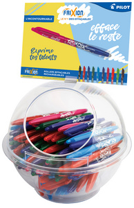 PILOT Stylo roller FRIXION BALL 07, présentoir de 108 pièces