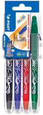PILOT Stylo roller FRIXION BALL 07 Set2Go, étui de 4 Fun