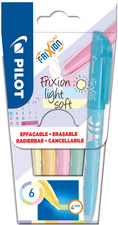 PILOT Surligneur FRIXION light soft, étui de 6