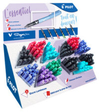PILOT Stylo feutre V Sign Pen, présentoir de 144