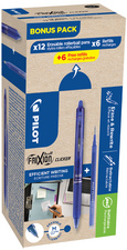 PILOT Stylo roller FRIXION BALL CLICKER 07, BONUS PACK