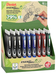 Pentel Stylo roller à encre gel EnerGel BL77 Eco