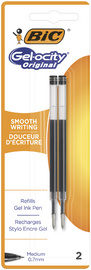 BIC Recharge pour stylo à encre gel, noir