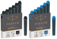 PARKER Cartouches d'encre Mini QUINK, permanent, noir