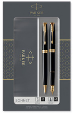 PARKER Set de stylos SONNET Laque Noire G.T.