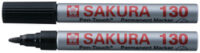 SAKURA Marqueur permanent Pen-touch 130, 1,2 mm, noir