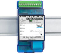 W&T Commutateur SIP Ring Switch 4xOut, 10/100 BaseT, bleu