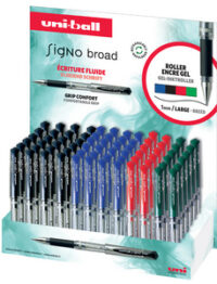 uni-ball Stylo encre gel SIGNO broad UM153C, présentoir