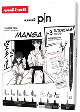 uni-ball Coffret d'initiation uni pin "MANGA", 9 pièces