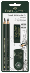 FABER-CASTELL Crayon CASTELL 9000 Jumbo, kit de dessin