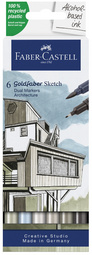 FABER-CASTELL Marqueur Sketch GOLDFABER, étui de 26