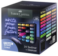 FABER-CASTELL Surligneur TEXTLINER 1546, en set de bureau