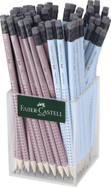 FABER-CASTELL Crayon de papier GRIP 2001 avec gomme, en pot
