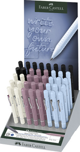 FABER-CASTELL Stylo-bille rétractable GRIP 2010, présentoir