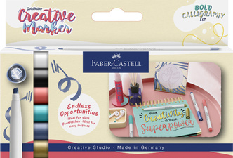 FABER-CASTELL Creative Marker GOLDFABER, étui de 6