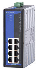 MOXA Unmanaged Industriel Gigabit Ethernet Switch, 8 ports