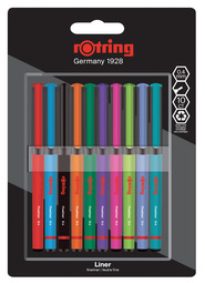 rotring Fineliner, largeur de tracé: 0,4 mm, blister de 10