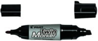 PILOT Marqueur permanent Twin Marker Jumbo, noir