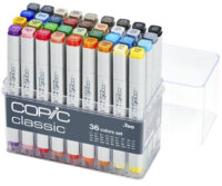 COPIC Marqueur classic, set de base de 36 pièces