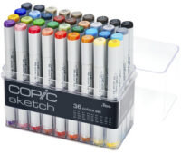 COPIC Marqueur sketch, set de 36 "Base