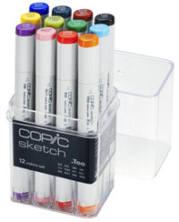 COPIC Marqueur sketch, kit de 12
