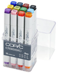 COPIC Marqueur classic, kit de 12 pièces de base