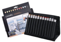 COPIC Marqueur classic, kit de 24 avec 12 couleurs
