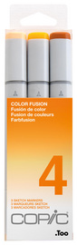 COPIC Marqueur sketch, kit de 3 "Color Fusion 4