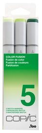 COPIC Marqueur sketch, kit de 3 "Color Fusion 5