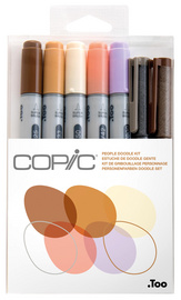 COPIC Marqueur ciao, kit de 7 "Doodle Kit Peopel