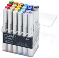 COPIC Marqueur sketch, set de 24 "Manga Illustration