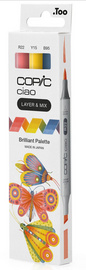COPIC Marqueur ciao, set de 3 "Brilliant Palette