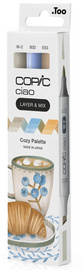 COPIC Marqueur ciao, set de 3 "Cozy Palette