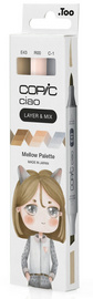 COPIC Marqueur ciao, set de 3 "Mellow Palette