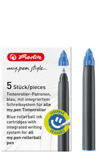 herlitz Cartouches pour stylo roller my.pen, bleu royal
