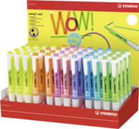 STABILO Surligneurs swing cool, présentoir en carton de 48