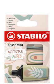 STABILO Surligneur BOSS MINI Naturevibes, étui carton de 6