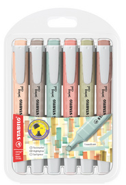 STABILO Surligneur swing cool NatureCOLORS, étui de 6