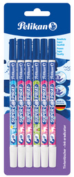 Pelikan Effaceur d'encre Super Pirat 850F/B, 6 pièces