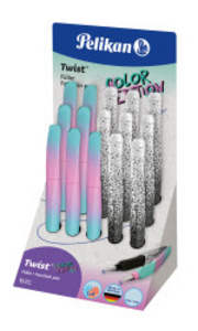 Pelikan Twist Stylo plume Color Edition, présentoir