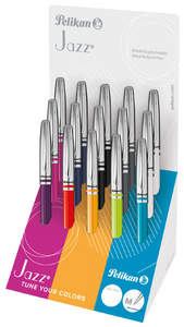 Pelikan Stylo à bille Jazz Classic, présentoir de 15